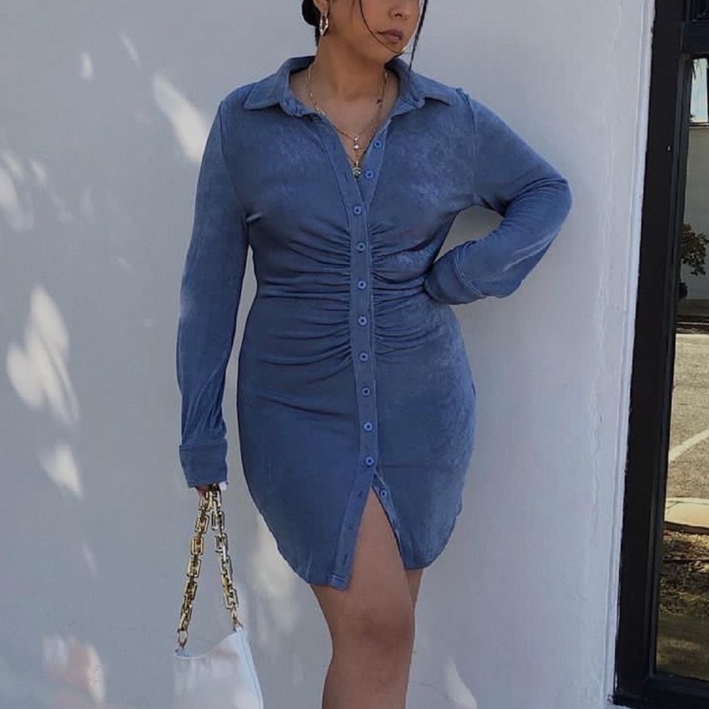 Blue dress